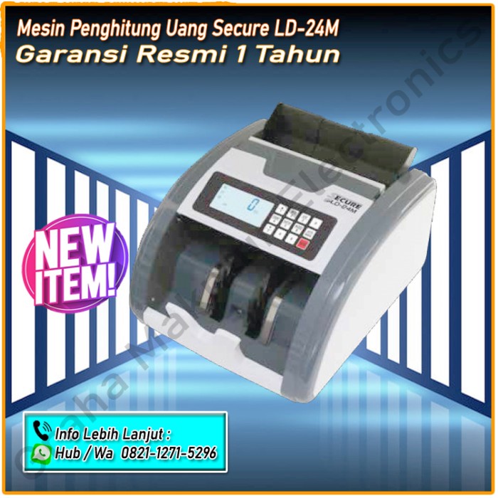 Jual Bestseller Mesin Penghitung Uang Secure Ld-24M/Secure Money ...