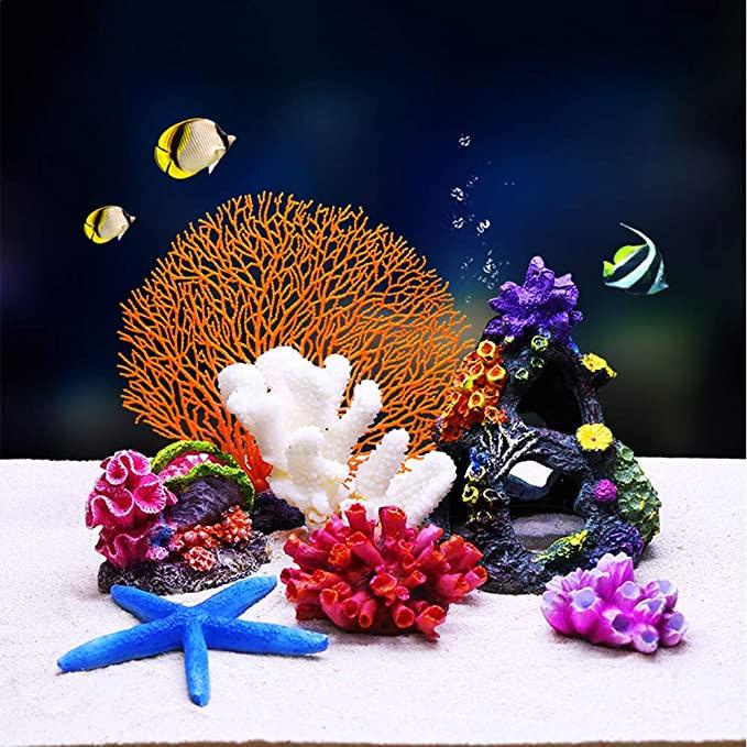 Jual Artificial Coral Reef Tank Hiasan Aquarium Terumbu Karang Laut Buatan Dekorasi Aquarium