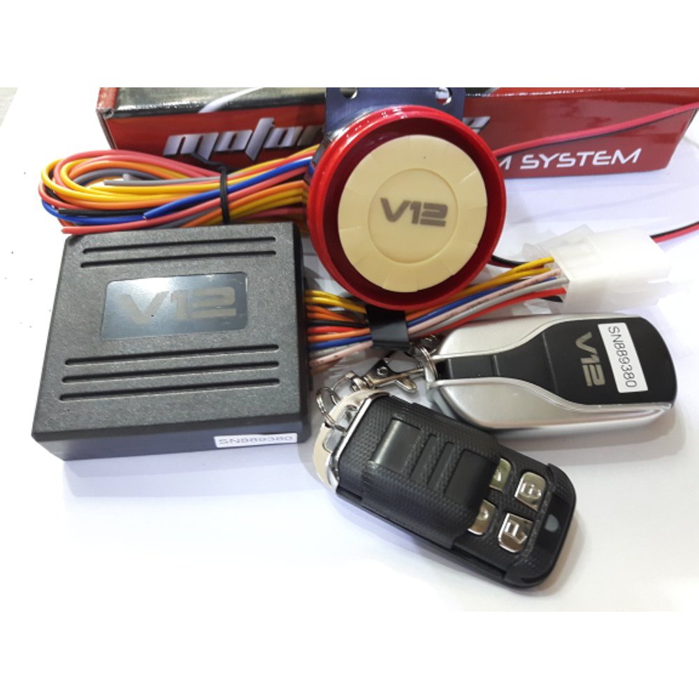 Jual Alarm Motor Remote V12 Fitur Lengkap | Shopee Indonesia