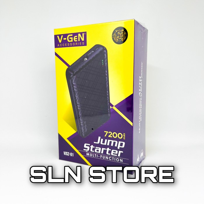 Jual Power Bank Jump Starter 7200Mah VGen Jumper Aki Mobil Vgen