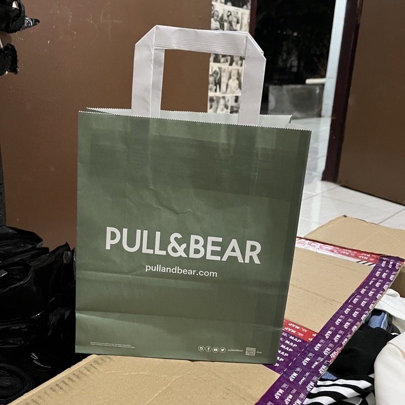 Paper Bag Pull And Bear Bolsas Womens Bags Bolso Transparente Pull