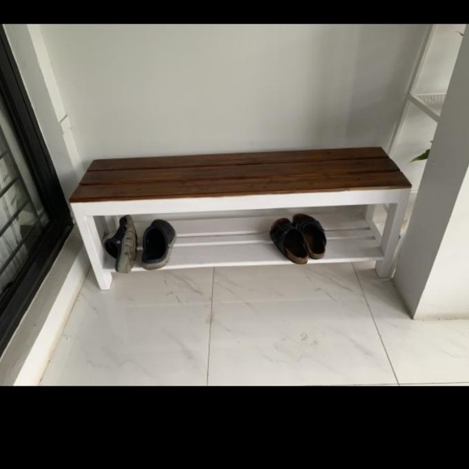 Jual Bangku teras rak sepatu taman minimalis | Shopee Indonesia