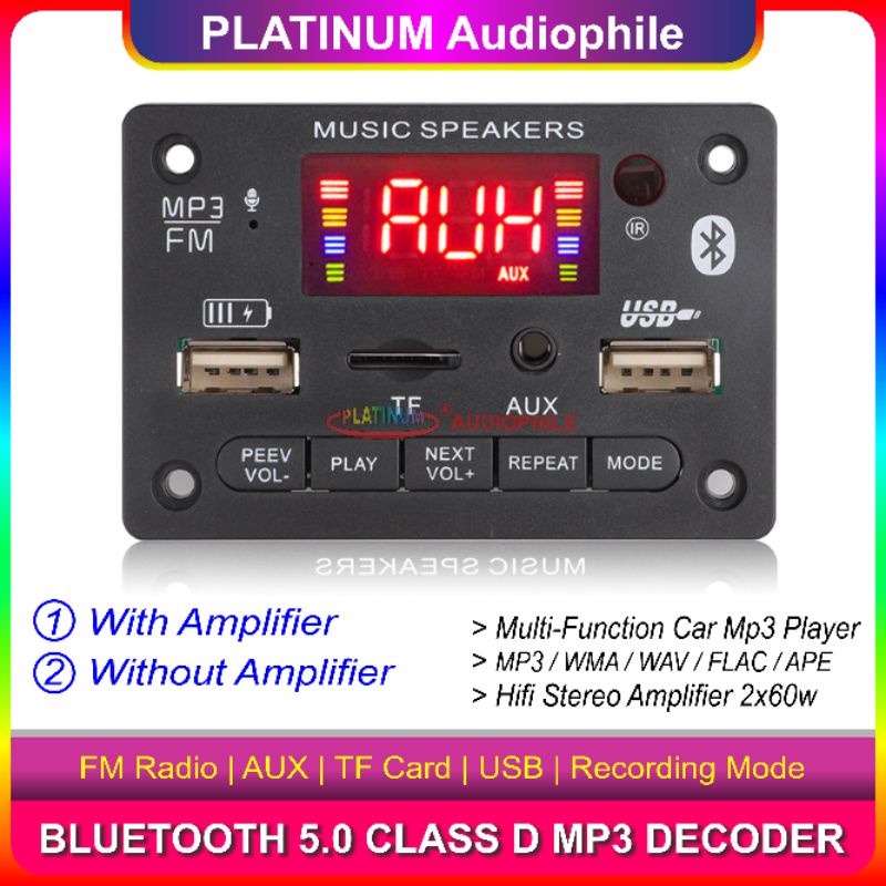 Jual Modul MP3 Bluetooth Amplifier 80W Class D MP3 Lossless Decoder ...