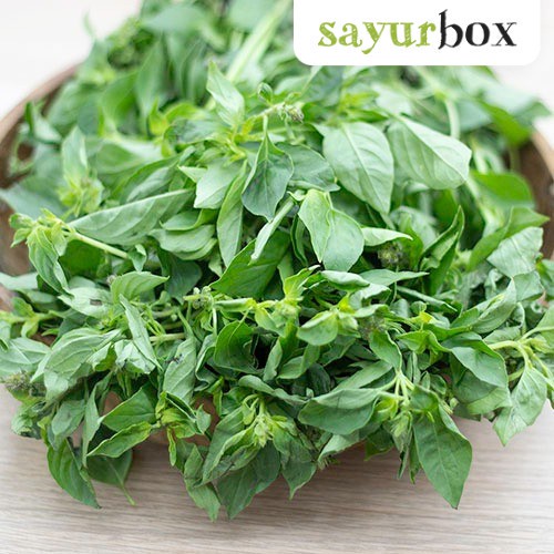 Jual Daun Kemangi Konvensional 100 gram Sayurbox Shopee Indonesia