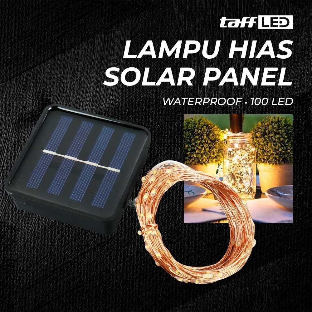 Jual TaffLED Lampu Hias String Lights Waterproof 100 LED with Solar ...