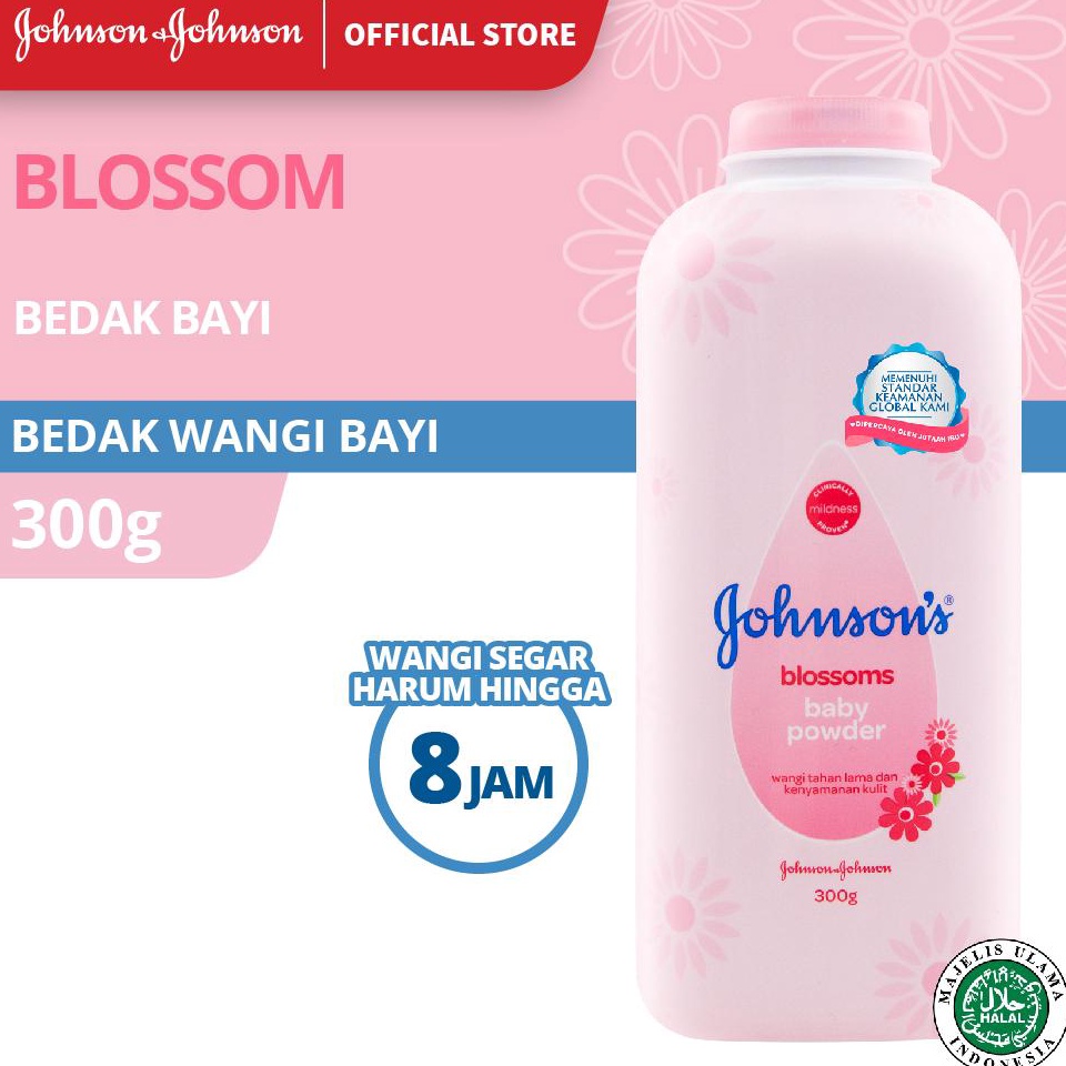 Jual 1.1 Promo Brand JOHNSON'S Blossoms Baby Powder Bedak Bayi 300gr