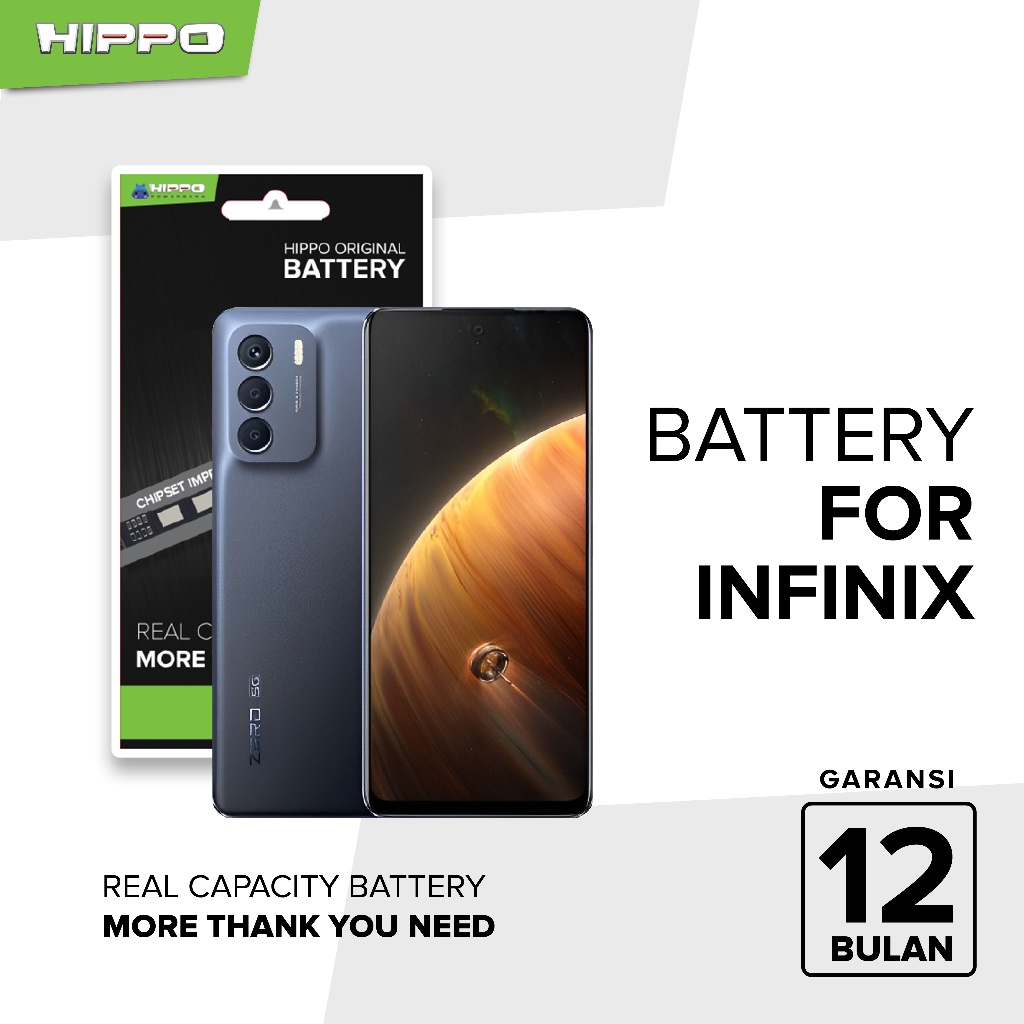 Jual Hippo Baterai Original All Type Infinix Original Battery Batrai Batre Original Batere