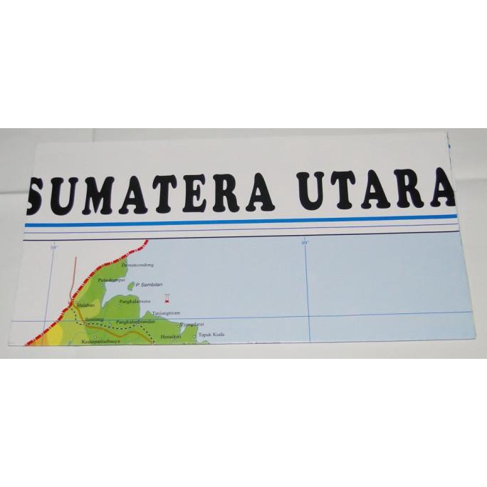 Jual Jual Peta Provinsi Sumatera Utara Lipat Shopee Indonesia