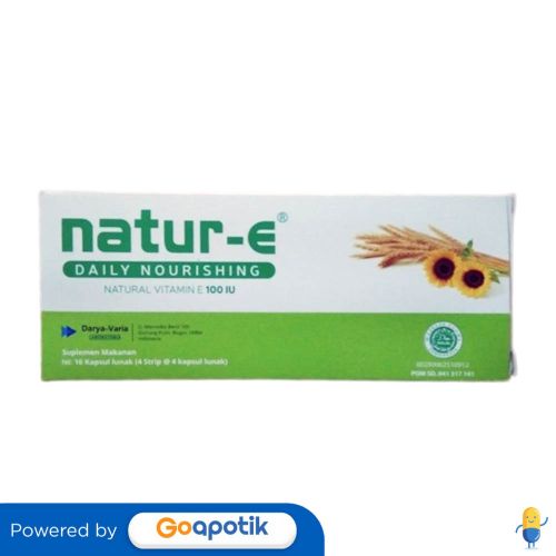 Jual NATUR-E NATURAL VITAMIN E 100 IU BOX 16 KAPSUL | Shopee Indonesia