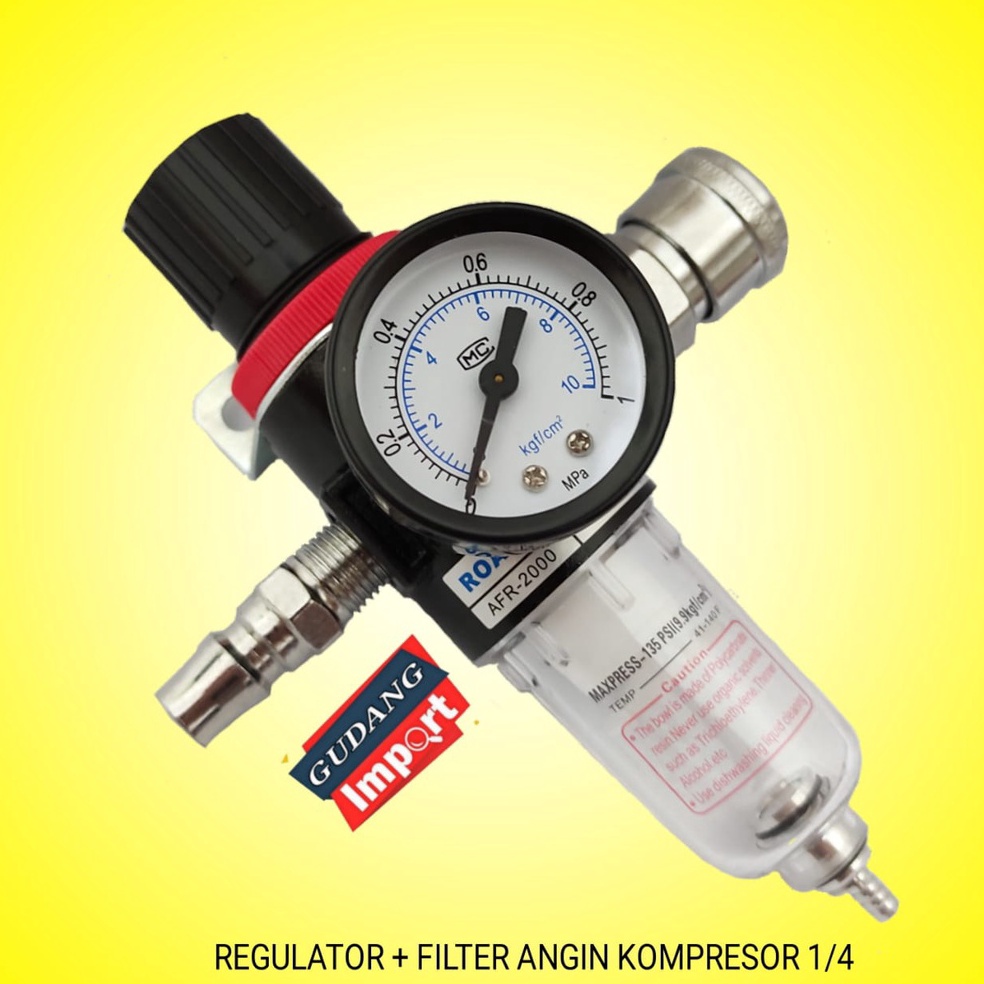 Jual TREN TERBARU REGULATOR FILTER PENGATUR TEKANAN ANGIN KOMPRESOR ...