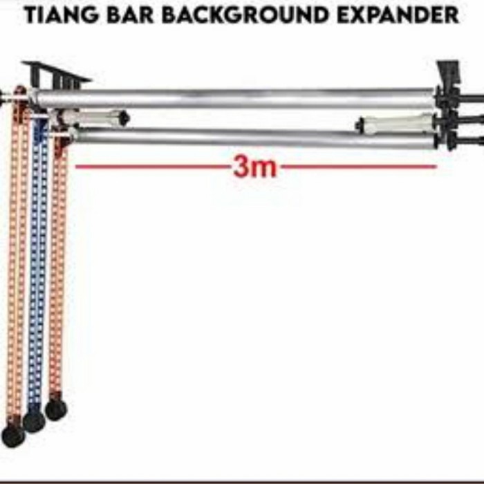 Jual TIANG BAR BACKGROUND EXPANDER BACKDROP 3 4 PIPA BAR BACKGROUND ...