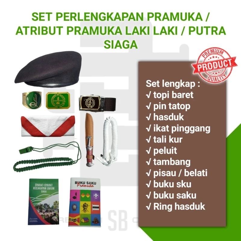 Jual Alat Set Perlengkapan Pramuka SD SMP-SMA Paket Komplit Lengkap ...