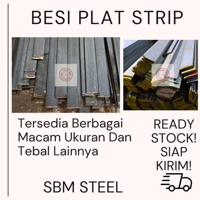 Jual Besi Plat Strip Lebar Cm Tebal Mm Meter X M Shopee Indonesia