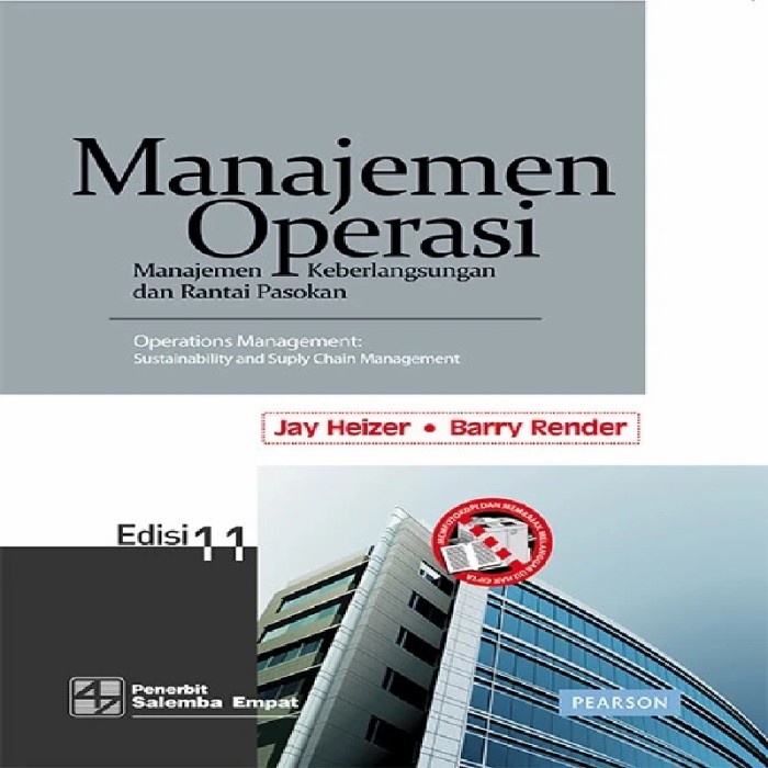 Jual PROMO!!! MANAJEMEN OPERASI EDISI 11-FULL PRINT-HEIZER RENDER ...