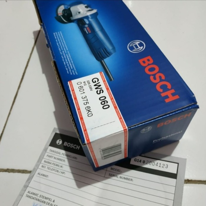 Jual Mesin Gerinda Tangan 4" Bosch Gws 060 | Shopee Indonesia