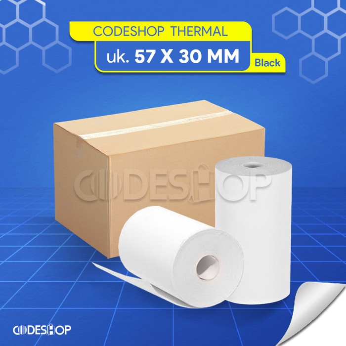 Jual Dus Kertas Thermal Codeshop X Mm Struk Kasir Printer