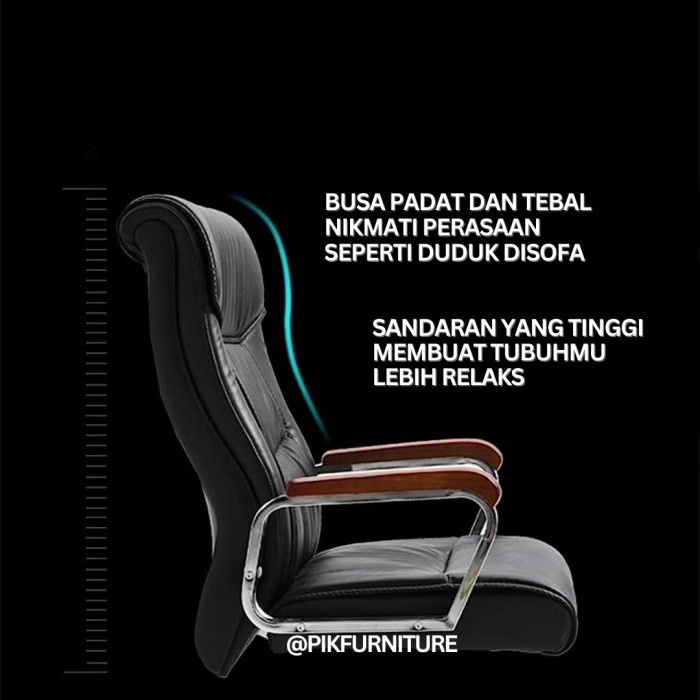 Jual Kursi Kantor Office Chair Bangku Direktur Manager Kursi Boss Kulit