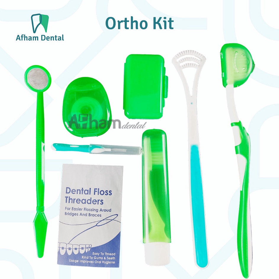 Jual BISA COD ORTHO KIT ORTHODONTIC KIT DENTAL SIKAT GIGI BEHEL LENGKAP