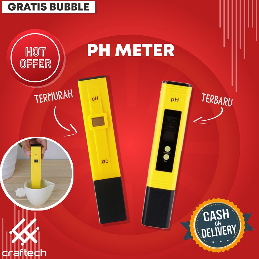 Jual [CODE BARANG 105AFW] pH Meter Digital Tester Alat Pengukur