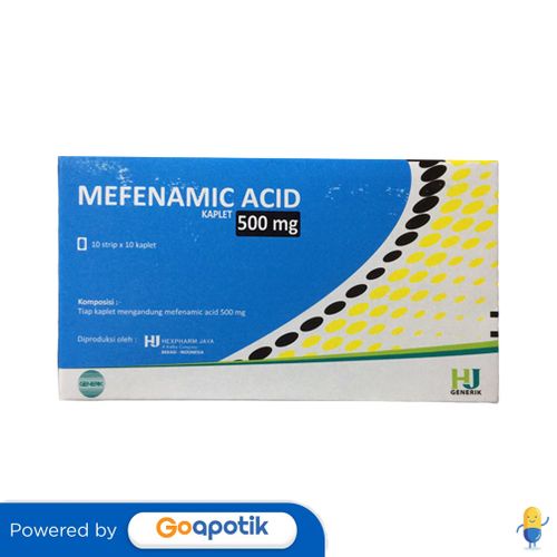 Jual MEFENAMIC ACID HEXPHARM 500 MG BOX 100 KAPLET | Shopee Indonesia
