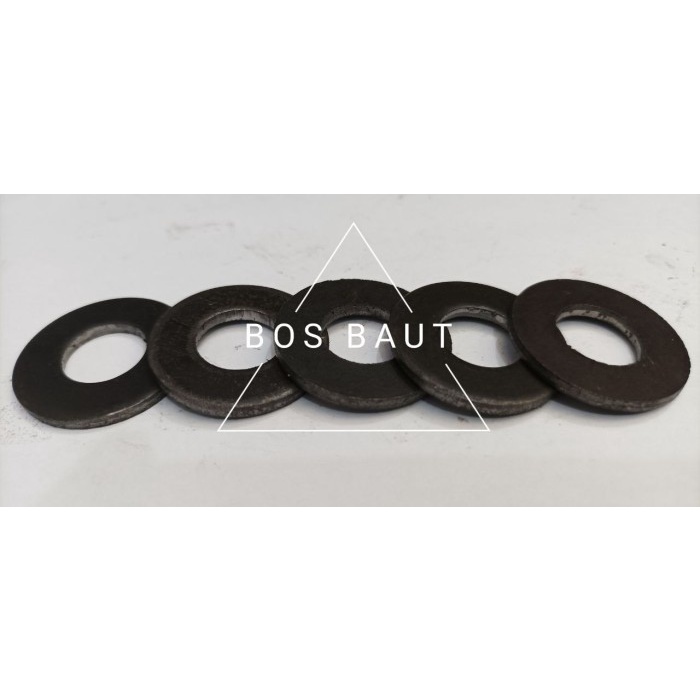 Jual Ring Plat Baja / Flat Washer Baja - WP (1/2) - M12X26X3 HITAM ...
