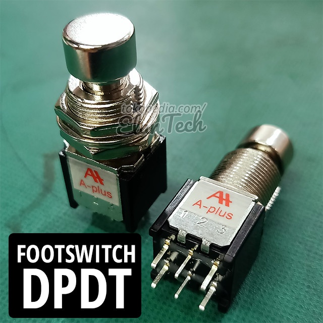 Jual Footswitch DPDT A-Plus Saklar Injak Aplus 6 pin Foot Switch ...
