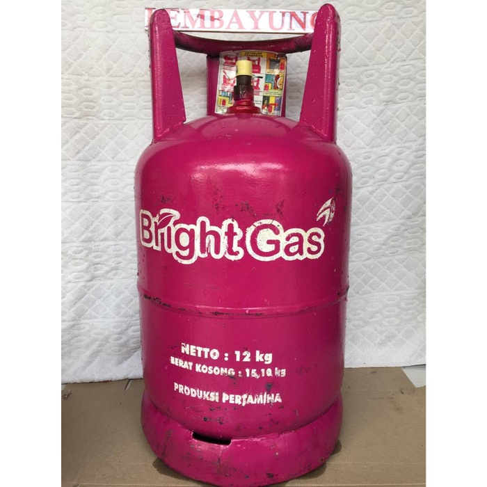 Jual Tabung Gas LPG Bright 12Kg + Isi-Segel (Gojek/Grab Only) | Shopee ...