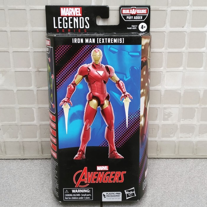 Jual Baru Marvel Legends Extremis Ironman Extrimis Iron Man Baf Puff ...