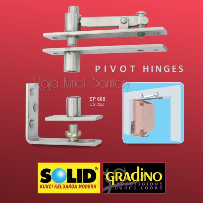 Jual Engsel Pivot Solid Ep Sld Us D Engsel Pintu Solid Terlaris