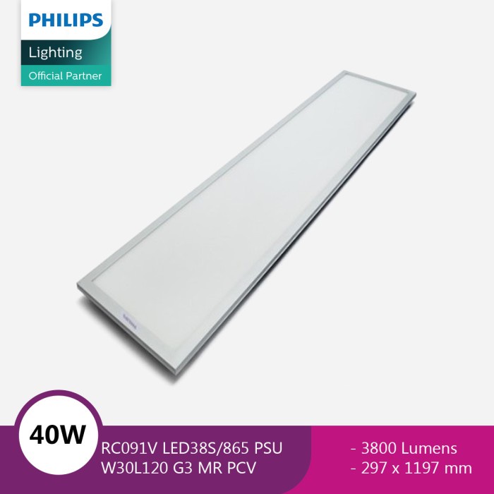 Jual Philips Lampu Panel Led Rc V Led S Psu W L G Mr Pcv