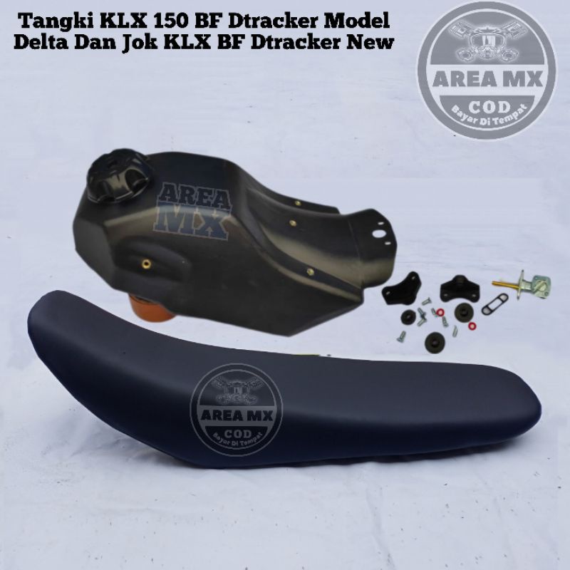 Jual Tangki KLX 150 BF DTRACKER New DELTA BOX Dan Jok KLX BF Dtracker ...