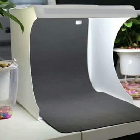 Jual MINI PHOTO STUDIO PRODUCT KIT DENGAN LED DAN BACKGROUND WARNA ...