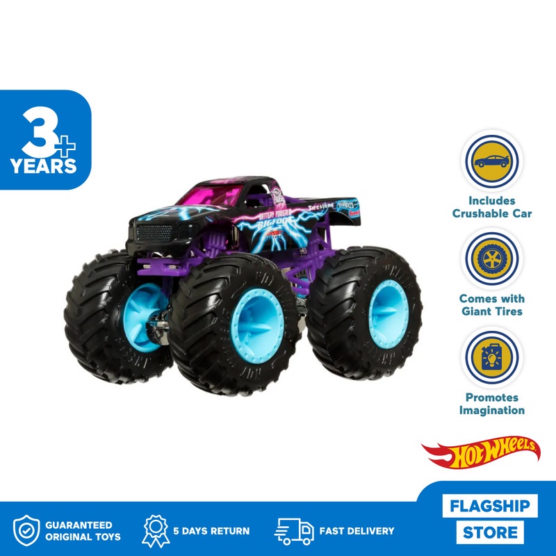 Jual Hot Wheels Monster Trucks 2023 Leading Legends Electric Bigfoot