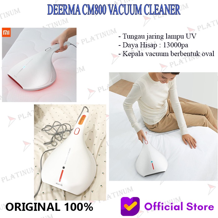 Jual Vacuum Cleaner Uv C Anti Debu Vakum Tungau Kasur Sofa Deerma Cm Shopee Indonesia