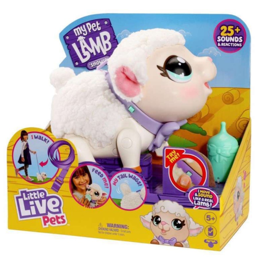 Jual Little Live Pets My Pet Lamb Snowie Interactive Animal | Shopee ...