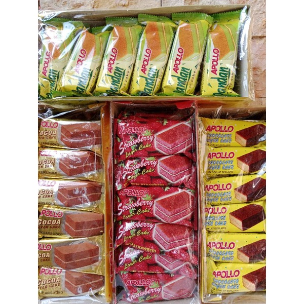 Jual APOLLO LAYER CAKE @18 GRAM (24 BKS) | Shopee Indonesia
