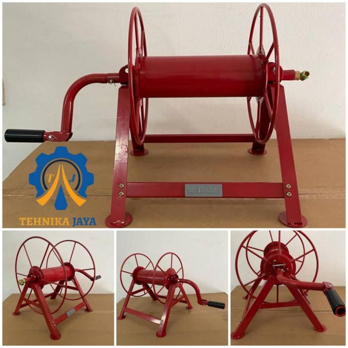 Jual Tempat Alat Gulung Selang Air Taman Hose Winch Sanchin Hr 50 Meter Shopee Indonesia 2517