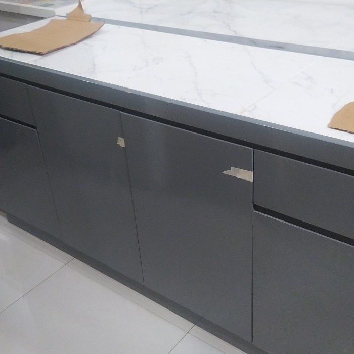 Jual Kitchen Set Bawah Ukuran 160 Top Table Keramik Shopee Indonesia