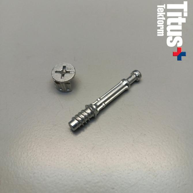 Jual Cam 2000 12 x 12 & Dowel 34 x 11,5mm Minifix TITUS Baut