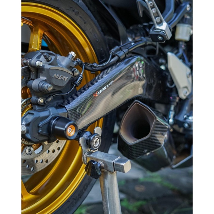 Jual Cover Swing Arm KABON Carbon Kevlar Kawasaki ZX25R | Shopee Indonesia