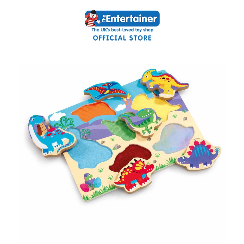 Jual Addo Woodlets Touch & Feel Dino Puzzle - Mainan Edukasi Kayu Anak ...