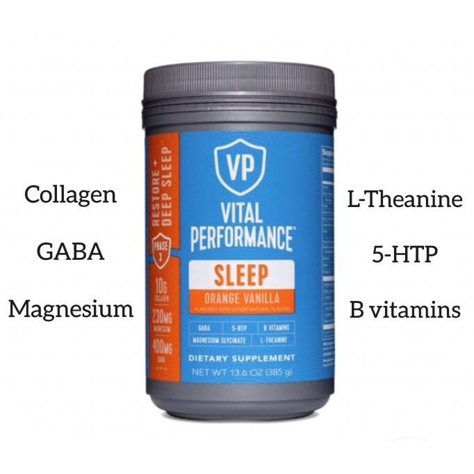 Jual Vital Proteins Sleep Collagen Peptide Magnesium GABA L-Theanine ...