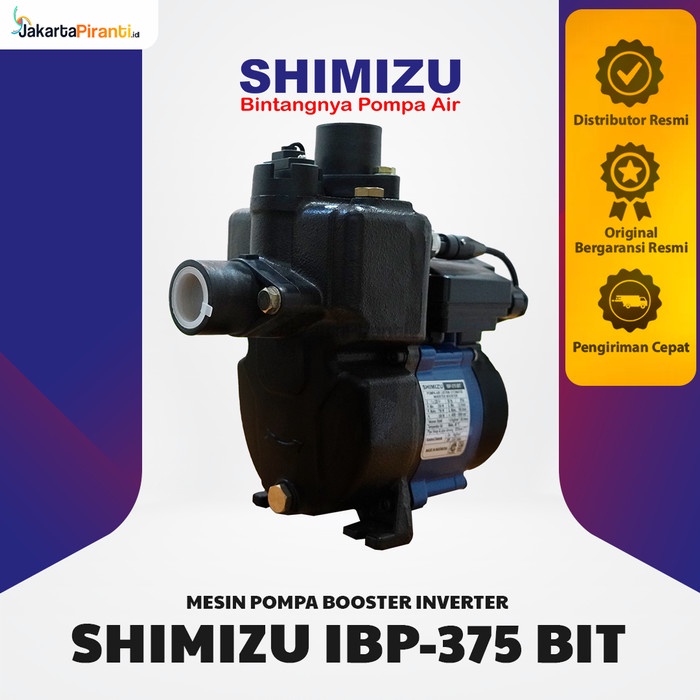 Jual Mesin Pompa Pendorong Booster Pump Inverter Shimizu Ibp375 Bit