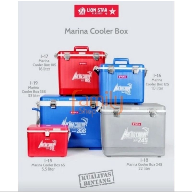 16 Liter Marina Ice Box Jual Marina Cooler Box 18s 16 Liter Kota