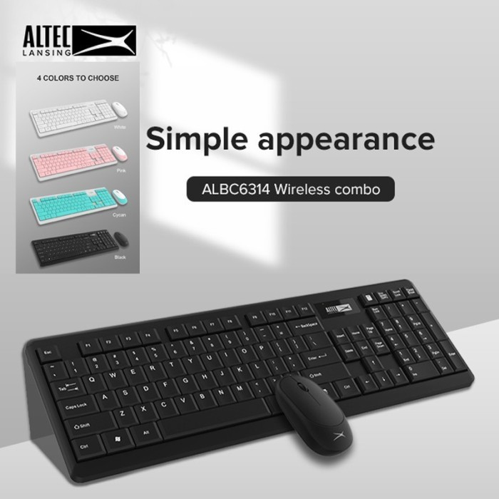 Jual KEYBOARD MOUSE COMBO WIRELESS ALTEC LANSING ALBC6314 ORIGINAL ...