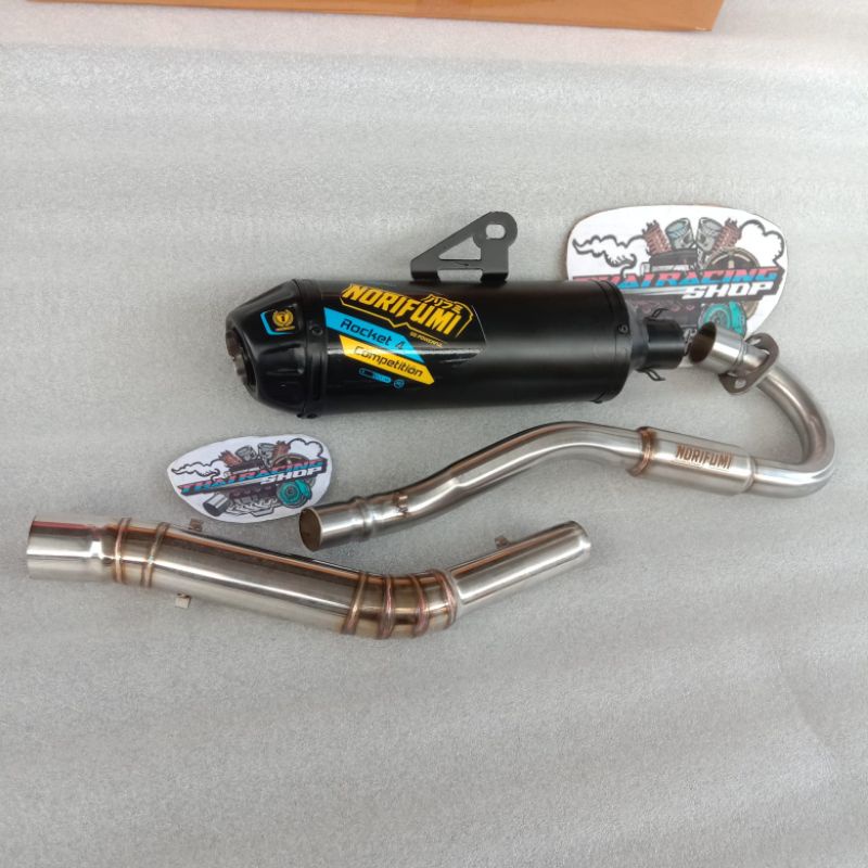 Jual Norifumi open Specs exhaust pipe for Xr 150 xr200 xtz 125 crf 150