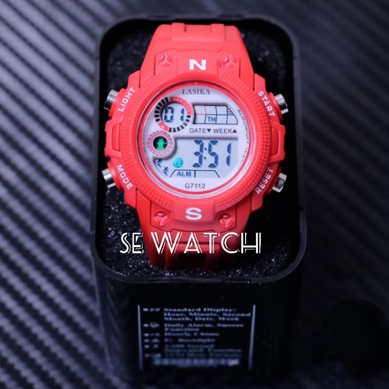 Jual JAM TANGAN ANAK TK/SD DIGITAL WARNA LASIKA ORIGINAL WATER RESIST ...