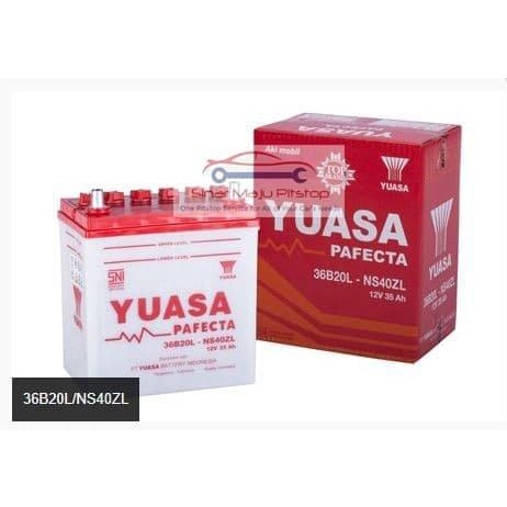 Jual Aki Basah Accu Mobil YUASA PAFECTA 36B20L NS40ZL - AKI BARU 12V 35