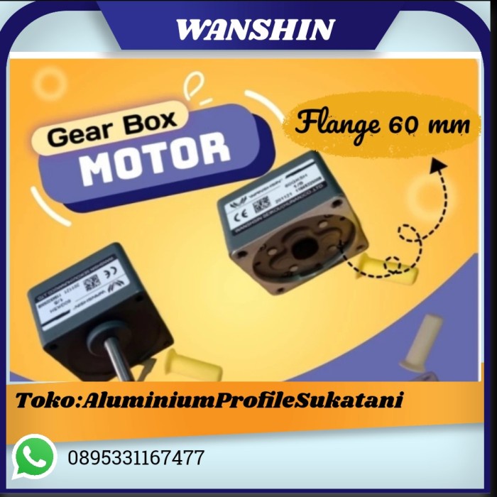 Jual [Original] Gear Box Motor Induction/Gear Head 60Gk-10-H Terbatas ...