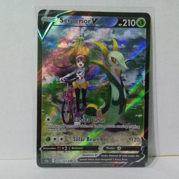 Jual New Kartu Pokemon Serperior V Csr S11A I Diskon | Shopee Indonesia